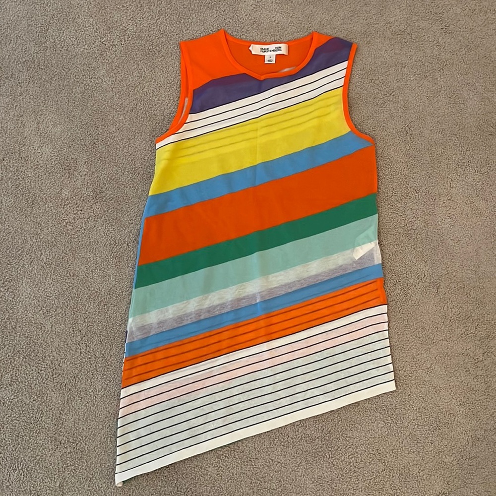 Diane Von Furstenberg Asymmetrical Tank